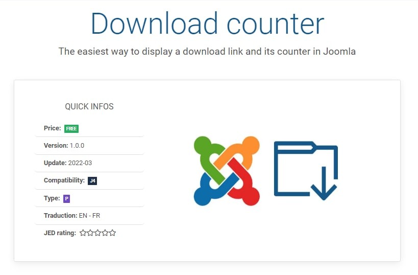 download counter joomla plugin