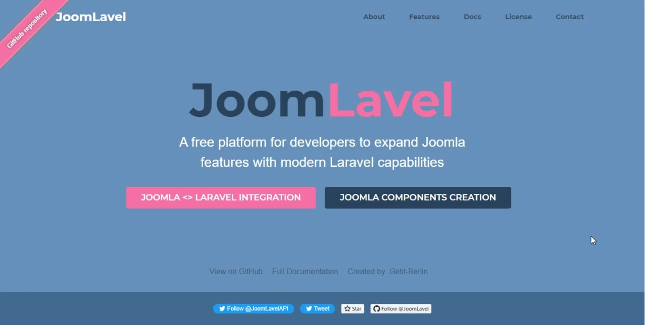 бесплатная платформа для расширения возможностей Joomla с помощью Laravel