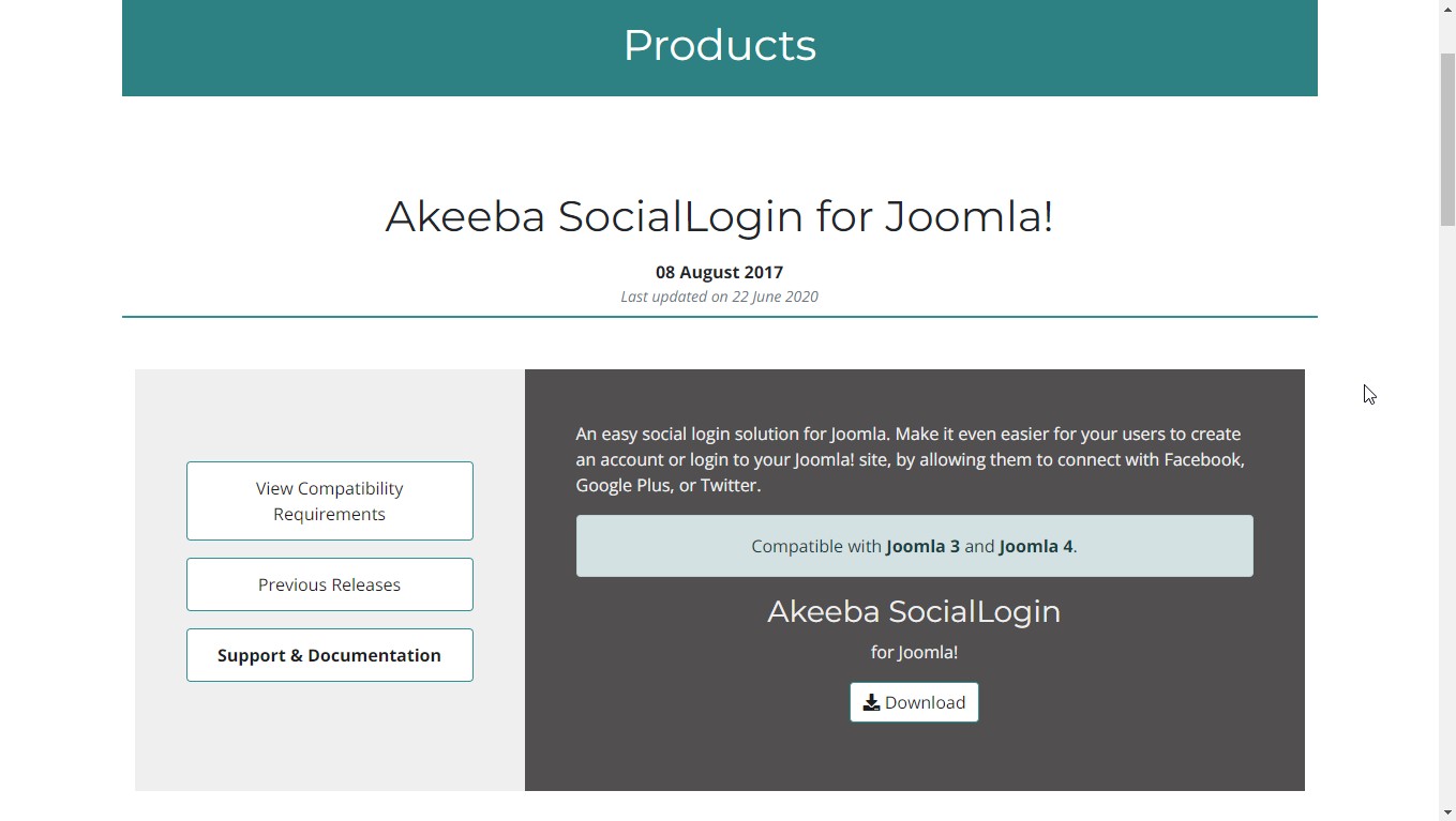 akeeba social login