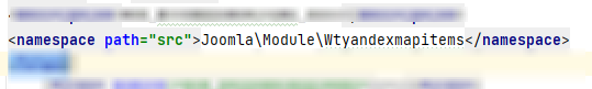 Namespace JoomlaModuleWtyandexmapitems начинается в modules/mod_wtyandexmapitems/src