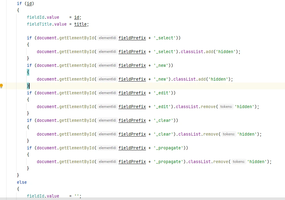 параметры функции processModalSelect в Joomla