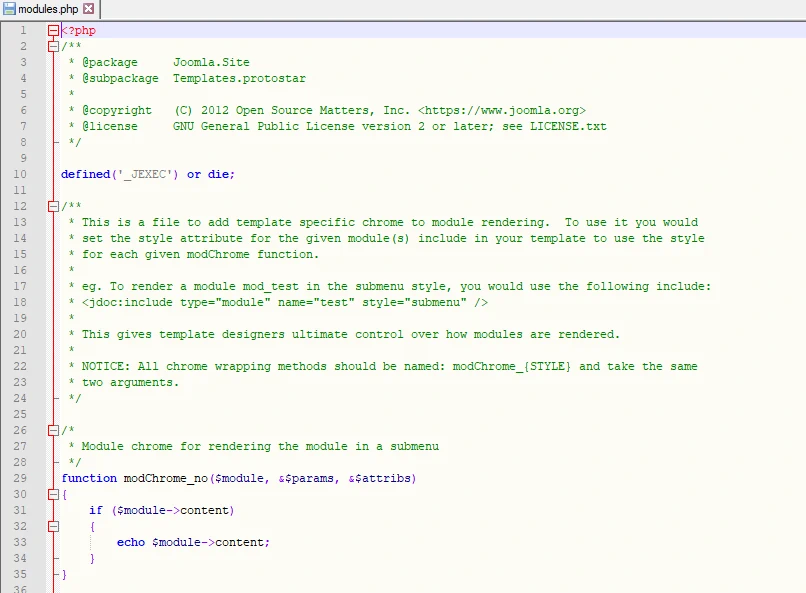 Файл обёртки модуля в Joomla 2.5-3.x