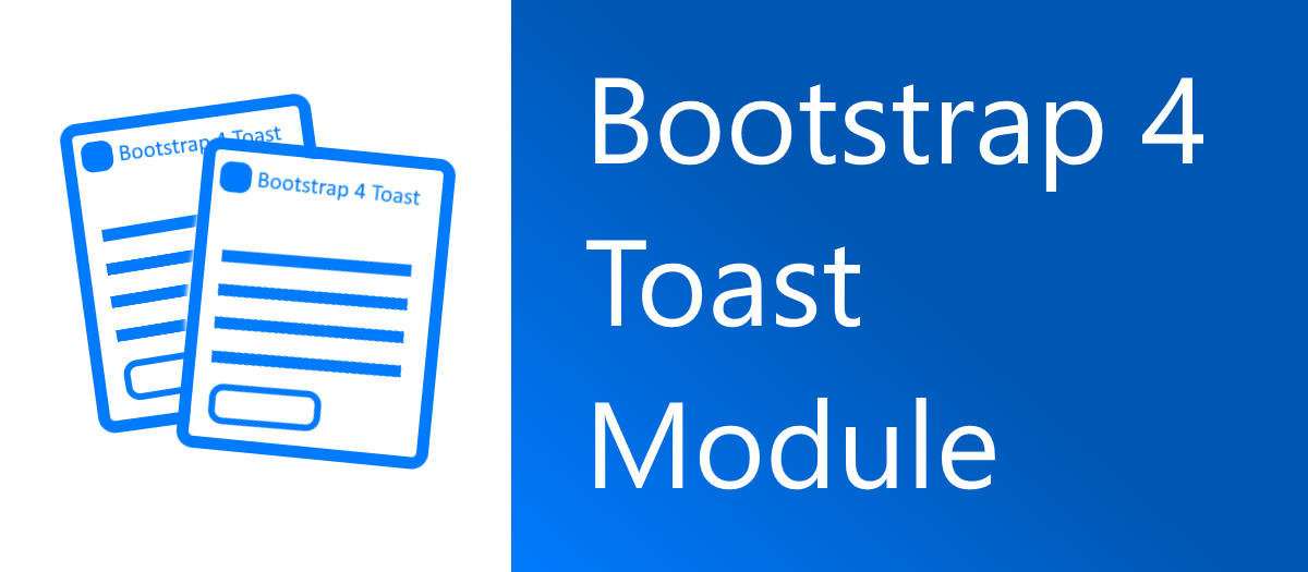 Bootstrap 4 Toast module