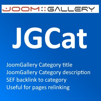 JGCat, плагин вставки категории JoomGallery с описанием и обратной ссылкой